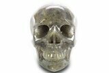 Realistic Smoky Quartz Crystal Skull - Madagascar #378775-1